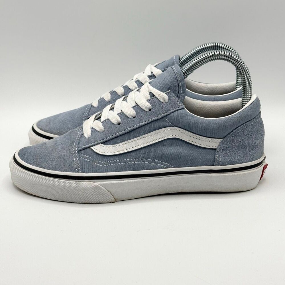 Vans Cornflower Blue Suede Lace Up Skate Shoes - Juniors US size 4.5 / Women’s 6